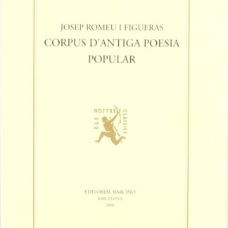 Corpus d'antiga poesia popular